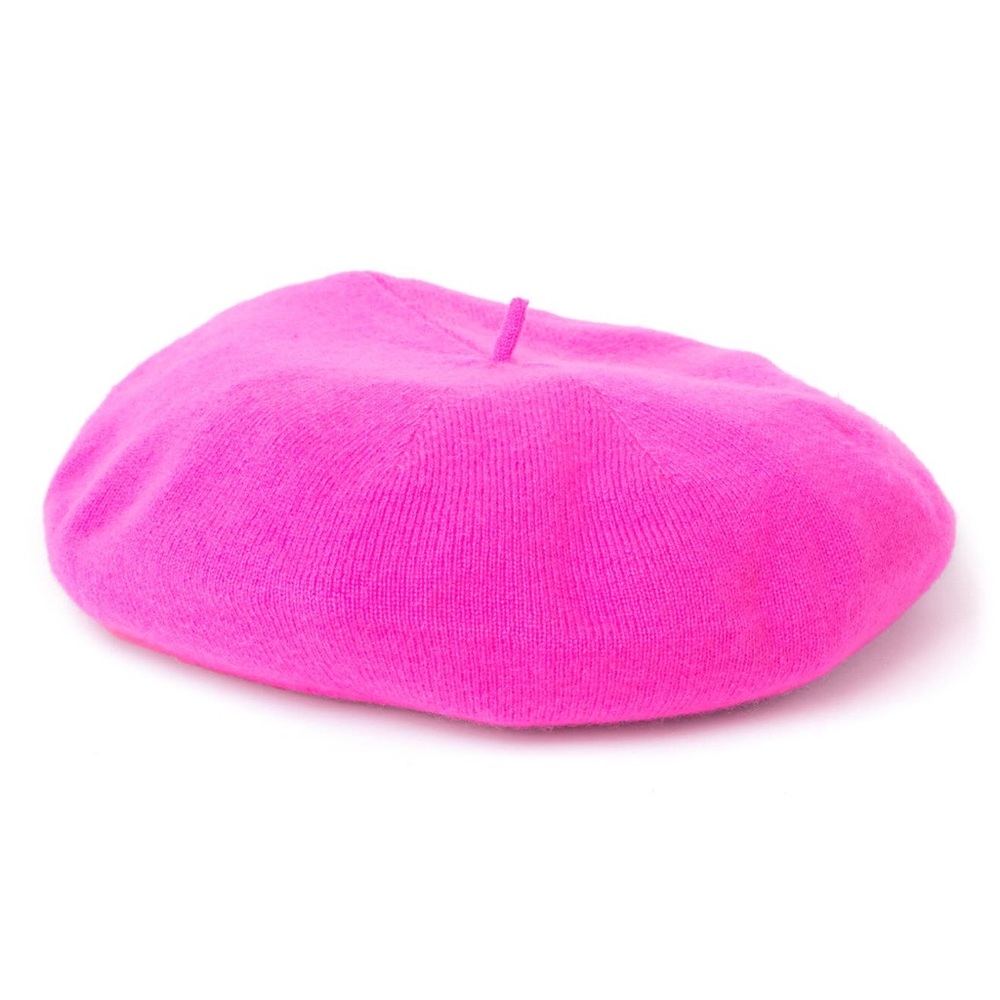NORDSTROM RACK CASHMERE KNIT BERET IN PINK FLASH
NWOT